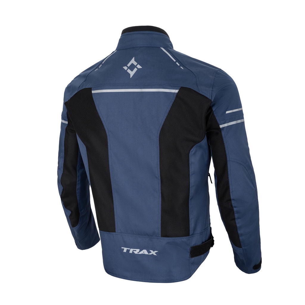 TRAXMOTO: Casaco Airborne Navy Blue - Homem