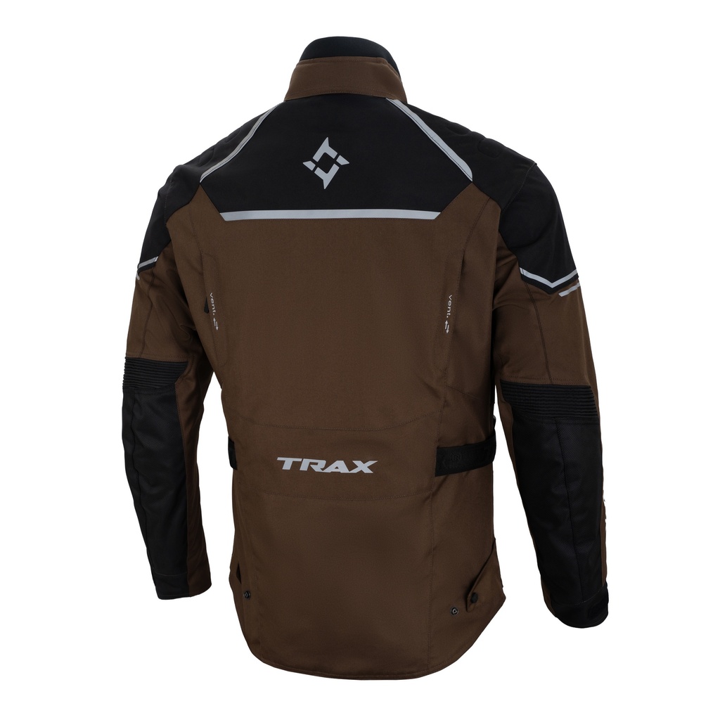TRAXMOTO: Casaco Voyager Brown - Homem