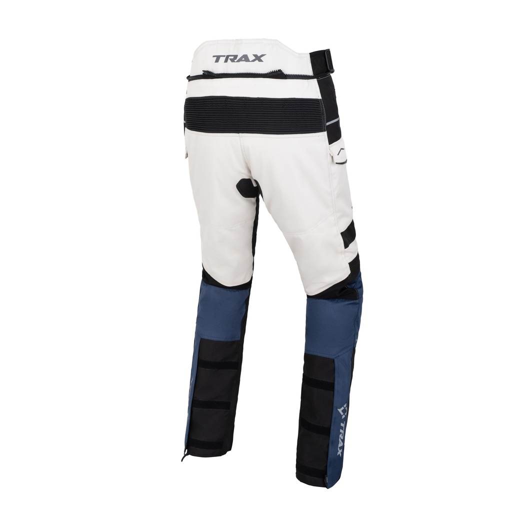 TRAXMOTO: Calças Ventura Light Grey/Navy Blue - Mulher