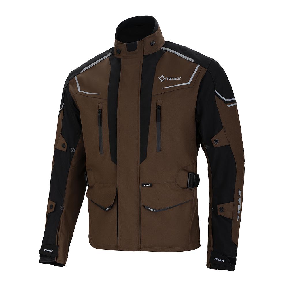 TRAXMOTO: Casaco Voyager Brown - Homem